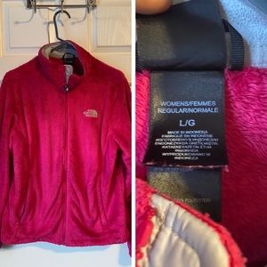 Pink north face